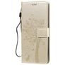 Mobigear Tree Housse LG V60 ThinQ Etui Porte-Monnaie - Or