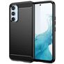 Mobigear Brushed Slim Coque Samsung Galaxy A54 Coque arrière en TPU Souple - Noir
