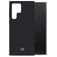 Mobilize Rubber Gelly Coque Samsung Galaxy S22 Ultra Coque arrière en TPU Souple - Matt Black