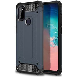 Mobigear Outdoor Coque Samsung Galaxy M51 Coque arrière Rigide Anti-Chocs - Bleu Marin