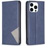 Mobigear Rhombus Slim Housse iPhone 16 Pro Etui - Bleu