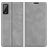 Mobigear Retro Slim Housse Wiko Power U20 Etui Porte-Monnaie - Gris