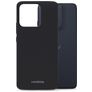 Mobilize Rubber Gelly Coque Motorola Moto G56 Coque arrière en TPU Souple - Noir