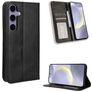 Mobigear Sensation Housse Samsung Galaxy S25 FE Etui Porte-Monnaie - Noir