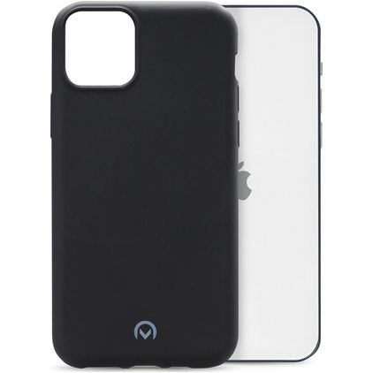 Mobilize Rubber Gelly Coque iPhone 12 Pro Coque arrière en TPU Souple - Matt Black