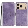 Mobigear Butterfly Housse iPhone 17 Pro Etui Porte-Monnaie - Violet