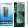 Mobigear Premium OPPO Find X6 Verre trempé Protection d'écran - Compatible coque - Noir
