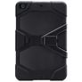 Xccess Survivor Essential Coque iPad 7 (2019) Coque arrière en Plastique rigide,Silicone + Support Amovible - Noir