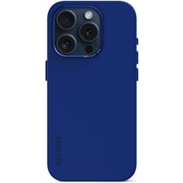 Decoded Coque iPhone 15 Pro Coque arrière en Silicone - Galactic Blue