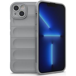 Mobigear Bumpy Coque iPhone 14 Plus Coque arrière en TPU Souple - Gris
