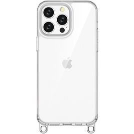 Mobigear Bungy Coque iPhone 14 Pro Max Coque arrière Rigide - Argent