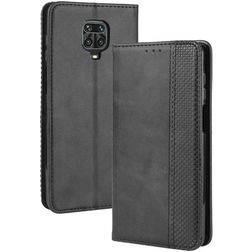 Mobigear Sensation Housse Xiaomi Redmi Note 9S Etui Porte-Monnaie - Noir