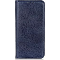 Mobigear Classic Elegance Housse Samsung Galaxy S22 Ultra Etui Porte-Monnaie - Bleu