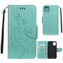 Mobigear Flowers Housse iPhone 11 Etui Porte-Monnaie - Turquoise