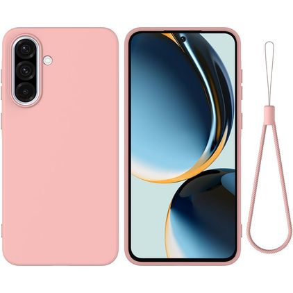 Mobigear Rubber Touch Coque Samsung Galaxy A37 Coque arrière en Silicone - Rose