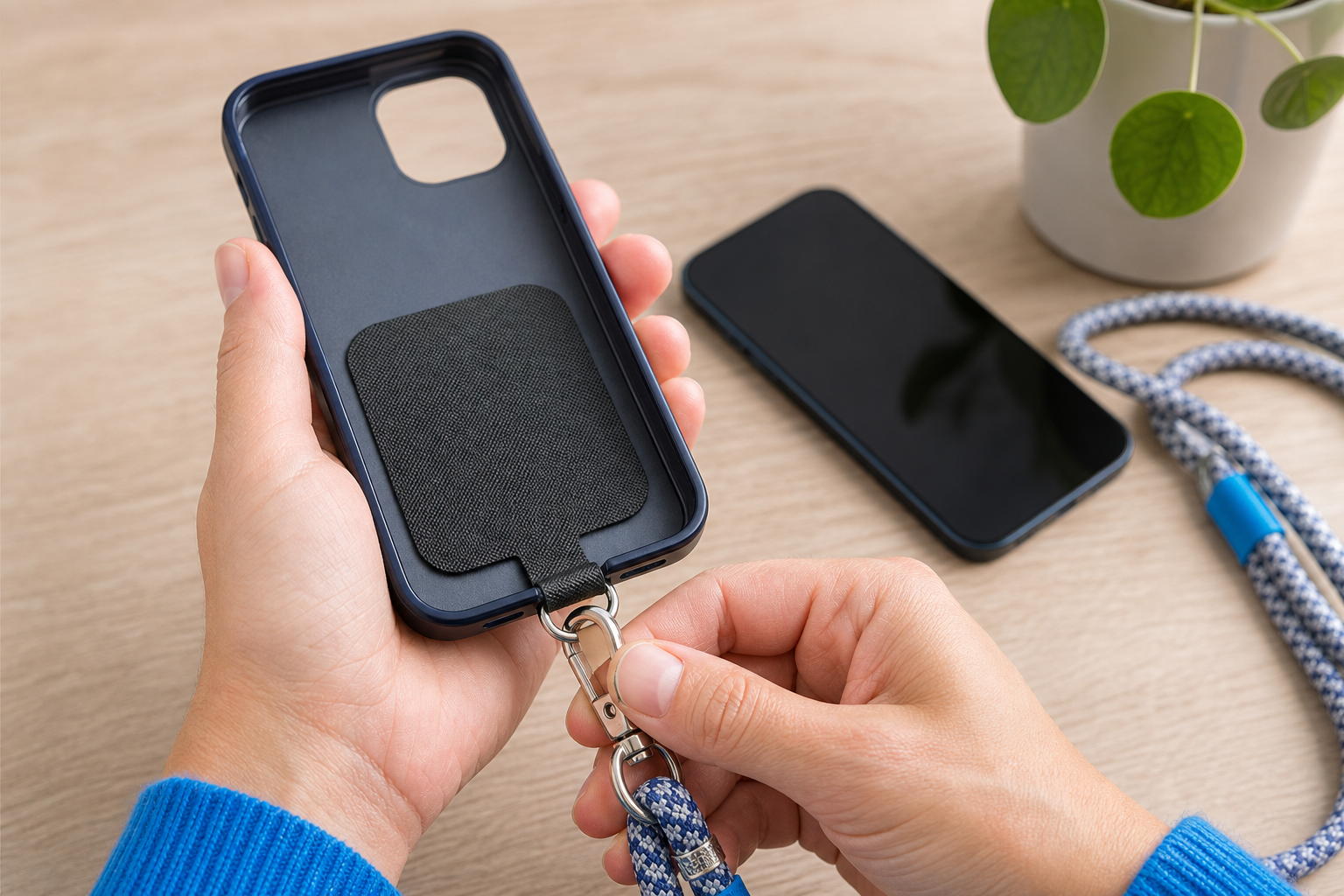 Comment fixer une lanière à votre téléphone ?