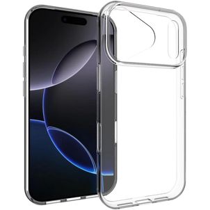 Mobigear Basics Coque Transparente iPhone 17 Pro Max Coque arrière en TPU Souple - Transparent