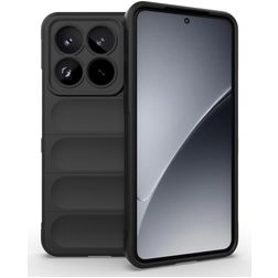 Mobigear Bumpy Coque Xiaomi 15 Pro Coque arrière en TPU Souple - Noir
