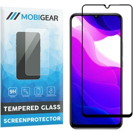 Mobigear Premium Xiaomi Mi 10 Lite Verre trempé Protection d'écran - Compatible Coque - Noir