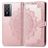 Mobigear Mandala Vivo Y76 Étui Portefeuille - Rose doré