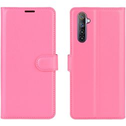 Mobigear Classic Housse Realme 6 Etui Porte-Monnaie - Magenta