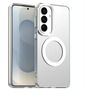 Mobigear Shockproof Coque Samsung Galaxy S26 Plus MagSafe Coque arrière Rigide - Blanc