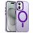 Mobigear Shockproof Coque iPhone 18 MagSafe Coque arrière Rigide - Violet
