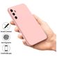 Mobigear Colors Coque Samsung Galaxy A55 Coque arrière en Silicone - Rose