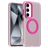 Mobigear Shockproof Coque Samsung Galaxy S24 FE MagSafe Coque arrière Rigide - Rose