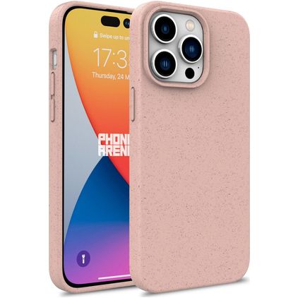 Mobigear Bio Coque iPhone 16 Pro Coque arrière en Eco-Friendly - Rose