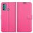 Mobigear Classic Housse Motorola Moto G60 Etui Porte-Monnaie - Magenta