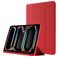 Mobigear Tri-Fold Gel Coque iPad Pro 13 Pouces (2024) Etui en TPU,Similicuir + Porte-crayon - Rouge