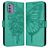 Mobigear Butterfly Housse Nokia G42 Etui Porte-Monnaie - Vert