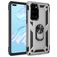 Mobigear Armor Ring Coque Huawei P40 Coque arrière Rigide Anti-Chocs avec Anneau-Support - Argent