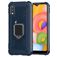 Mobigear Armor Ring Coque Samsung Galaxy A01 Coque arrière en TPU Souple Anti-Chocs avec Anneau-Support - Bleu