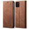 Mobigear Denim Slim Housse Samsung Galaxy Note 10 Lite Etui Porte-Monnaie - Marron