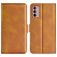 Mobigear Slim Magnet Housse Motorola Moto G42 Etui Porte-Monnaie - Cognac