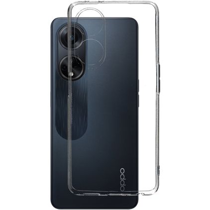 Mobiparts Classic Transparent OPPO A98 TPU souple Coque arrière - Transparent