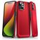 Mobigear Slim Armor Coque iPhone 15 Plus Coque arrière Rigide Anti-Chocs - Rouge
