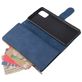 Mobigear Zipper Housse Samsung Galaxy A71 Etui Porte-Monnaie - Bleu