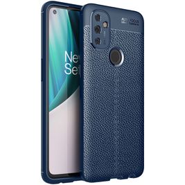 Mobigear Luxury Coque OnePlus Nord N100 Coque arrière en TPU Souple - Bleu
