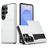 Mobigear Card Coque Samsung Galaxy S26 Ultra Coque arrière Rigide Anti-Chocs avec Porte-Cartes - Blanc