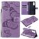 Mobigear Butterfly Housse OPPO Reno 4 Etui Porte-Monnaie - Violet